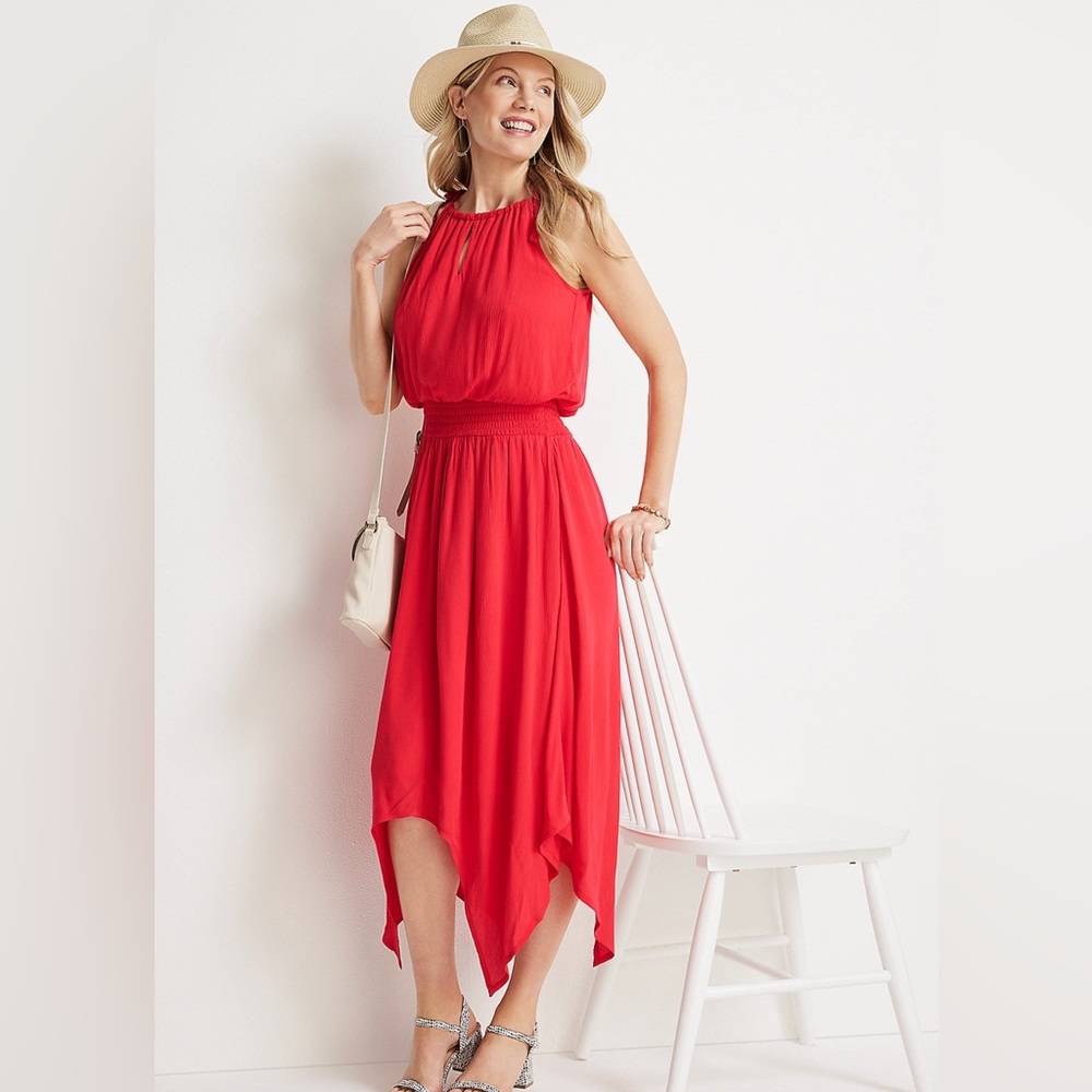Maurices halter neck midi